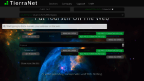 What Tierranet.com website looked like in 2018 (5 years ago)