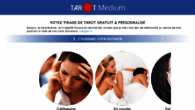 What Tarotmedium.fr website looked like in 2018 (7 years ago)