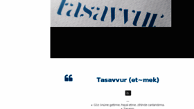 What Tasavvur.com.tr website looked like in 2018 (6 years ago)