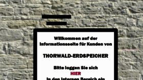 What Thorwald-erdspeicher.de website looked like in 2018 (5 years ago)