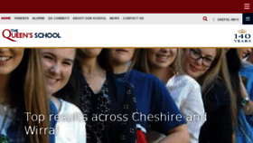 What Thequeensschool.co.uk website looked like in 2018 (5 years ago)