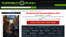 What Torrentfunk1.unblocked.wtf website looked like in 2018 (5 years ago)