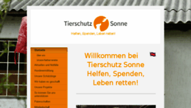 What Tierschutz-sonne.at website looked like in 2018 (5 years ago)