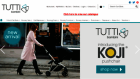 What Tuttibambini.co.uk website looked like in 2018 (5 years ago)