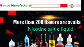What Tnvape.com website looked like in 2018 (5 years ago)