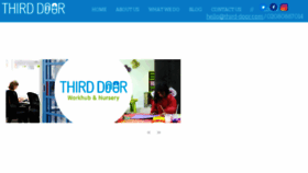 What Third-door.com website looked like in 2018 (5 years ago)