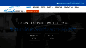 What Torontoairportlimoflatrate.com website looked like in 2018 (5 years ago)