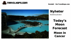 What Travelhops.com website looked like in 2018 (7 years ago)