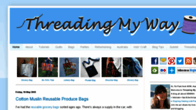 What Threadingmyway.com website looked like in 2018 (7 years ago)