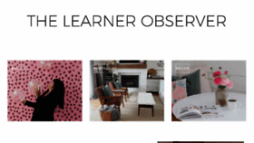 What Thelearnerobserver.com website looked like in 2018 (5 years ago)