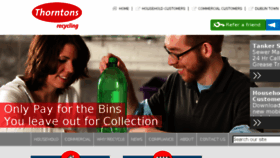 What Thorntons-recycling.ie website looked like in 2018 (5 years ago)