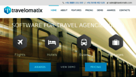 What Travelomatix.com website looked like in 2018 (5 years ago)