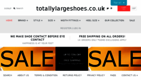 What Totallylargeshoes.co.uk website looked like in 2018 (5 years ago)