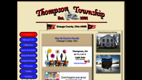 What Thompsonohio.org website looked like in 2018 (5 years ago)
