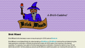 What Thebrickwizard.com website looked like in 2018 (5 years ago)