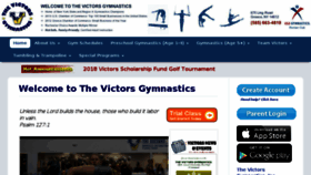 What Thevictorsgym.com website looked like in 2018 (6 years ago)
