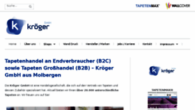 What Tapetenhandel.de website looked like in 2018 (6 years ago)