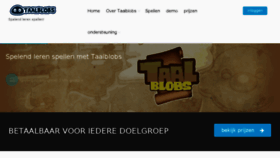 What Taalblobs.nl website looked like in 2018 (5 years ago)