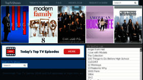 What Toptvshows.me website looked like in 2018 (5 years ago)