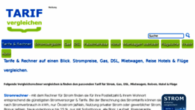 What Tarif-vergleichen.eu website looked like in 2018 (6 years ago)