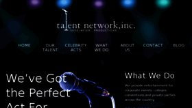 What Talentnetworkinc.com website looked like in 2018 (5 years ago)