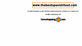 What Thebestspanishfood.com website looked like in 2018 (5 years ago)