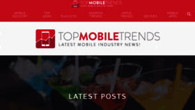 What Topmobiletrends.com website looked like in 2018 (5 years ago)