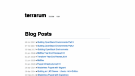 What Terrarum.net website looked like in 2018 (6 years ago)