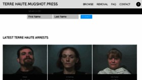 What Terrehaute.mugshot.press website looked like in 2018 (5 years ago)
