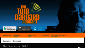What Tombarnardpodcast.com website looked like in 2018 (5 years ago)