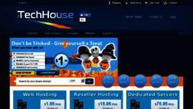 What Techhousehost.com website looked like in 2018 (5 years ago)