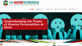 What Thesocialworkplace.com website looked like in 2018 (5 years ago)