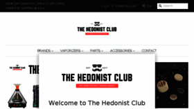 What Thehedonistclub.co.uk website looked like in 2018 (5 years ago)