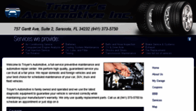 What Troyersautomotive.com website looked like in 2018 (6 years ago)