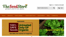 What Theseedstore.in website looked like in 2018 (5 years ago)
