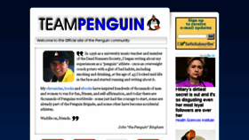 What Teampenguin.com website looked like in 2018 (5 years ago)