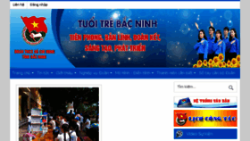What Tinhdoanbacninh.gov.vn website looked like in 2018 (5 years ago)