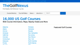 What Thegolfnexus.com website looked like in 2018 (5 years ago)