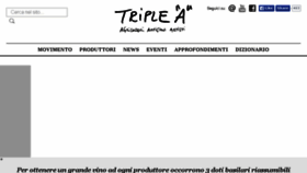 What Triplea.it website looked like in 2018 (6 years ago)