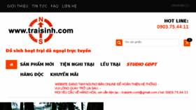 What Traisinh.com website looked like in 2018 (5 years ago)