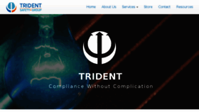What Tridentsafety.com website looked like in 2018 (6 years ago)