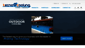What Tecnocooling.ae website looked like in 2018 (5 years ago)