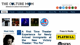 What Theculturemom.com website looked like in 2018 (5 years ago)