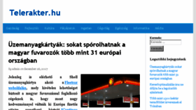 What Telerakter.hu website looked like in 2018 (5 years ago)