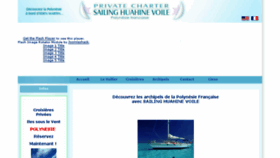 What Tahitisailingcharter.com website looked like in 2018 (5 years ago)