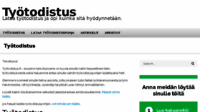 What Tyotodistus.fi website looked like in 2018 (5 years ago)