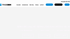 What Tradebox.uk.com website looked like in 2018 (5 years ago)