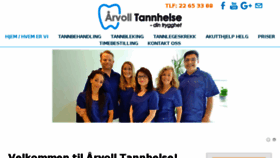 What Tannlegevakt.org website looked like in 2018 (6 years ago)