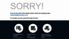 What Teacherstern.co.uk website looked like in 2018 (7 years ago)