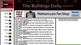 What Thebulldogsdaily.com website looked like in 2018 (5 years ago)